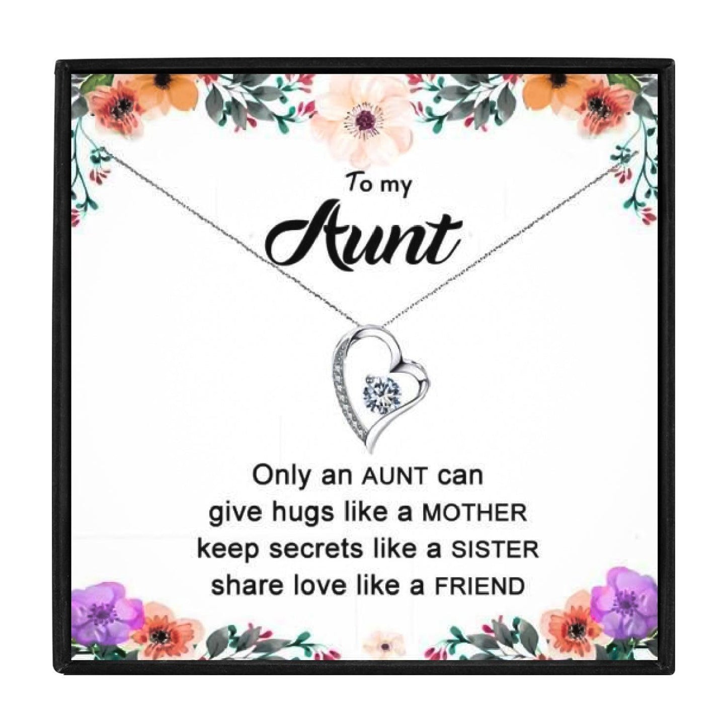 To My Aunt Gift Necklace Set in 2023 | To My Aunt Gift Necklace Set - undefined | Aunt gft ideas, To My Aunt Gift Necklace Set | From Hunny Life | hunnylife.com