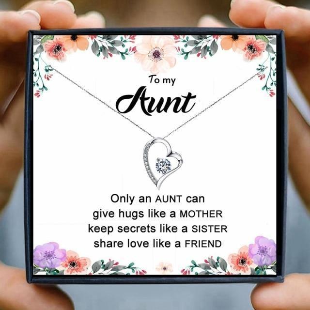 To My Aunt Gift Necklace Set for Christmas 2023 | To My Aunt Gift Necklace Set - undefined | Aunt gft ideas, To My Aunt Gift Necklace Set | From Hunny Life | hunnylife.com