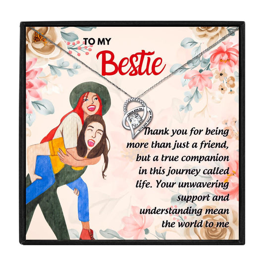 To My Beautiful Bestie Appreciation Gift Necklace in 2023 | To My Beautiful Bestie Appreciation Gift Necklace - undefined | Best Friends gift ideas, Friends Chain Necklace, Friendship necklace, gift for friend, Gift for Girlfriend, To My Bestie Friendship Gift Necklace Set | From Hunny Life | hunnylife.com