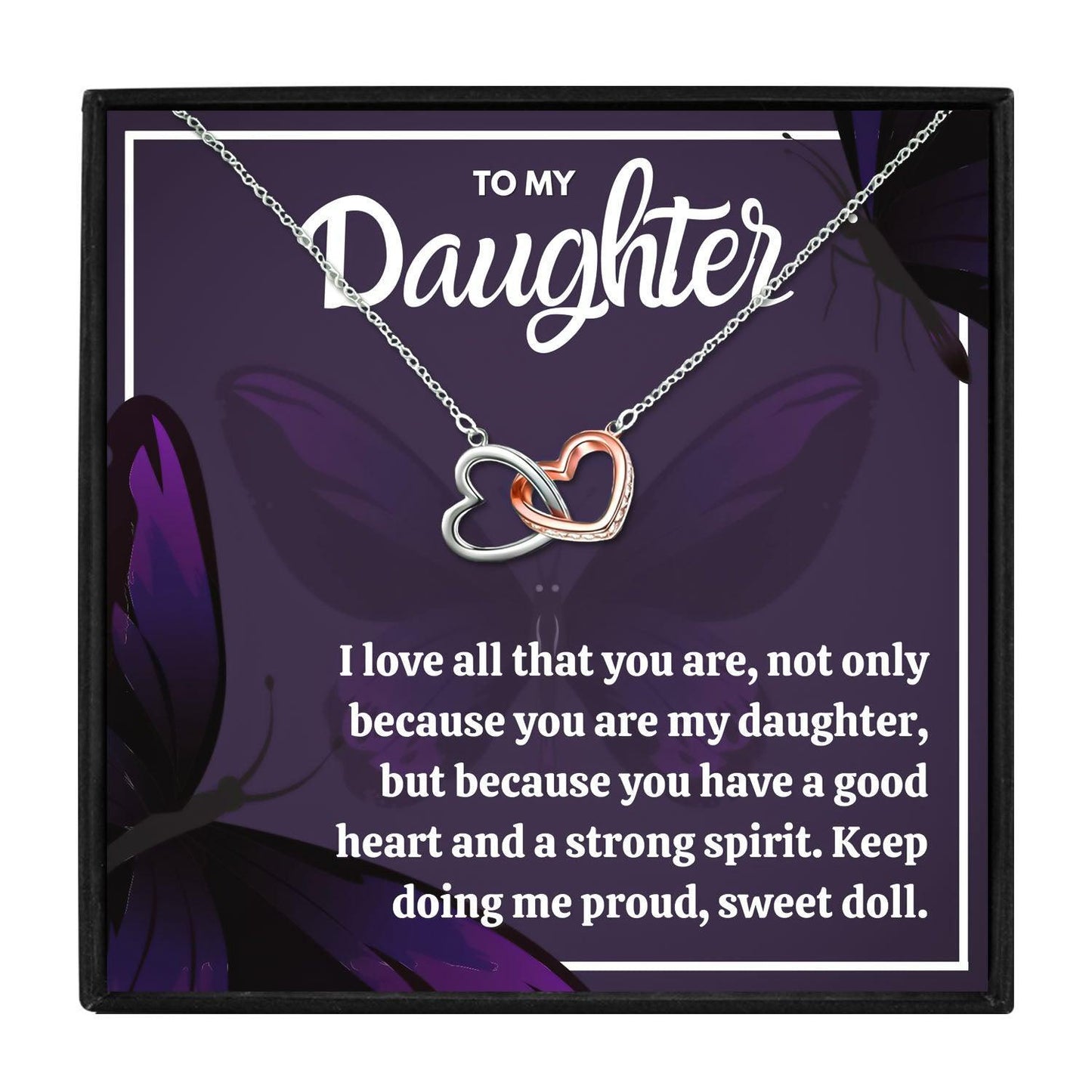 To My Beautiful Daughter Gift Necklace in 2023 | To My Beautiful Daughter Gift Necklace - undefined | daughter gift, daughter gift ideas, Daughter Necklace, Mother Daughter, Mother Daughter Gift Necklace, Mother Daughter Infinity Necklace, Mother Daughter Necklace, Mother Daughter Wedding Gift | From Hunny Life | hunnylife.com