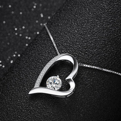 To My Beautiful Girlfriend Heart Necklace for Christmas 2023 | To My Beautiful Girlfriend Heart Necklace - undefined | Girlfriend Gifts | From Hunny Life | hunnylife.com
