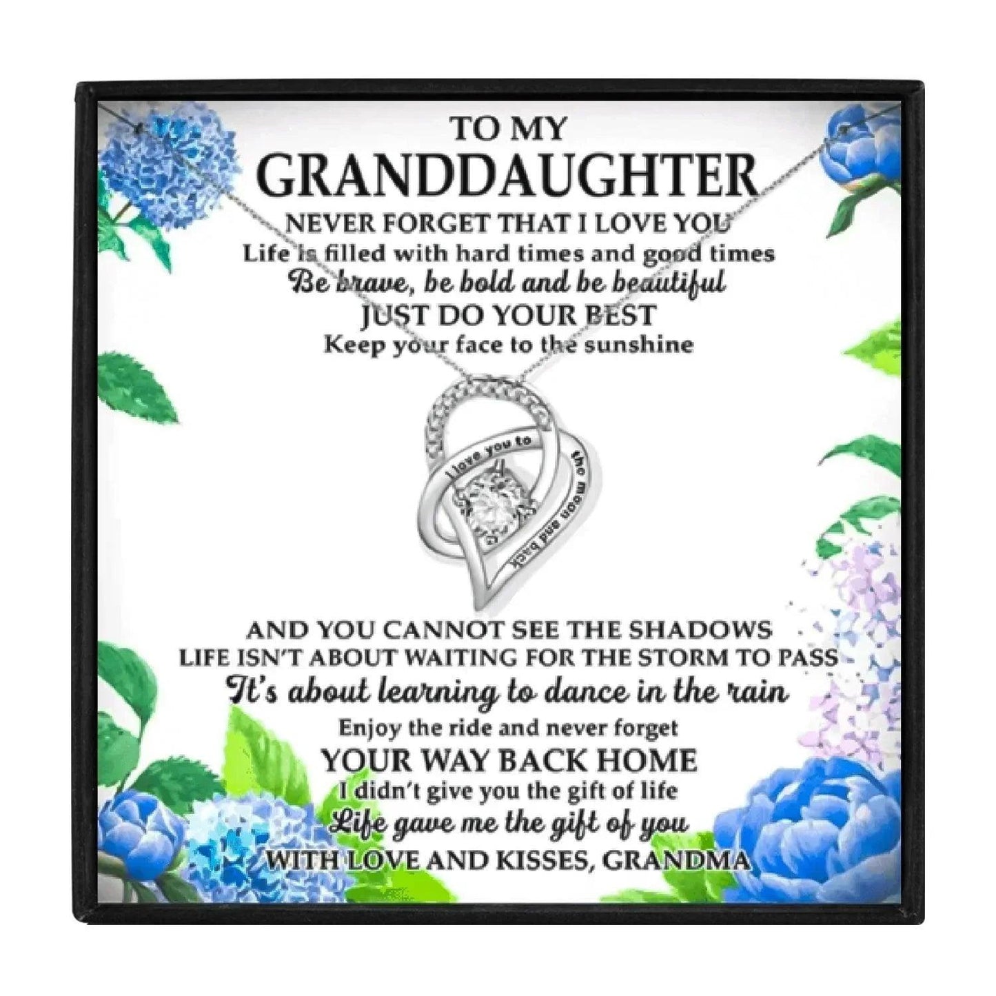 To My Beautiful Granddaughter Necklace Gift in 2023 | To My Beautiful Granddaughter Necklace Gift - undefined | Granddaughter, Granddaughter Necklace, Grandma gift ideas, To My Granddaughter | From Hunny Life | hunnylife.com
