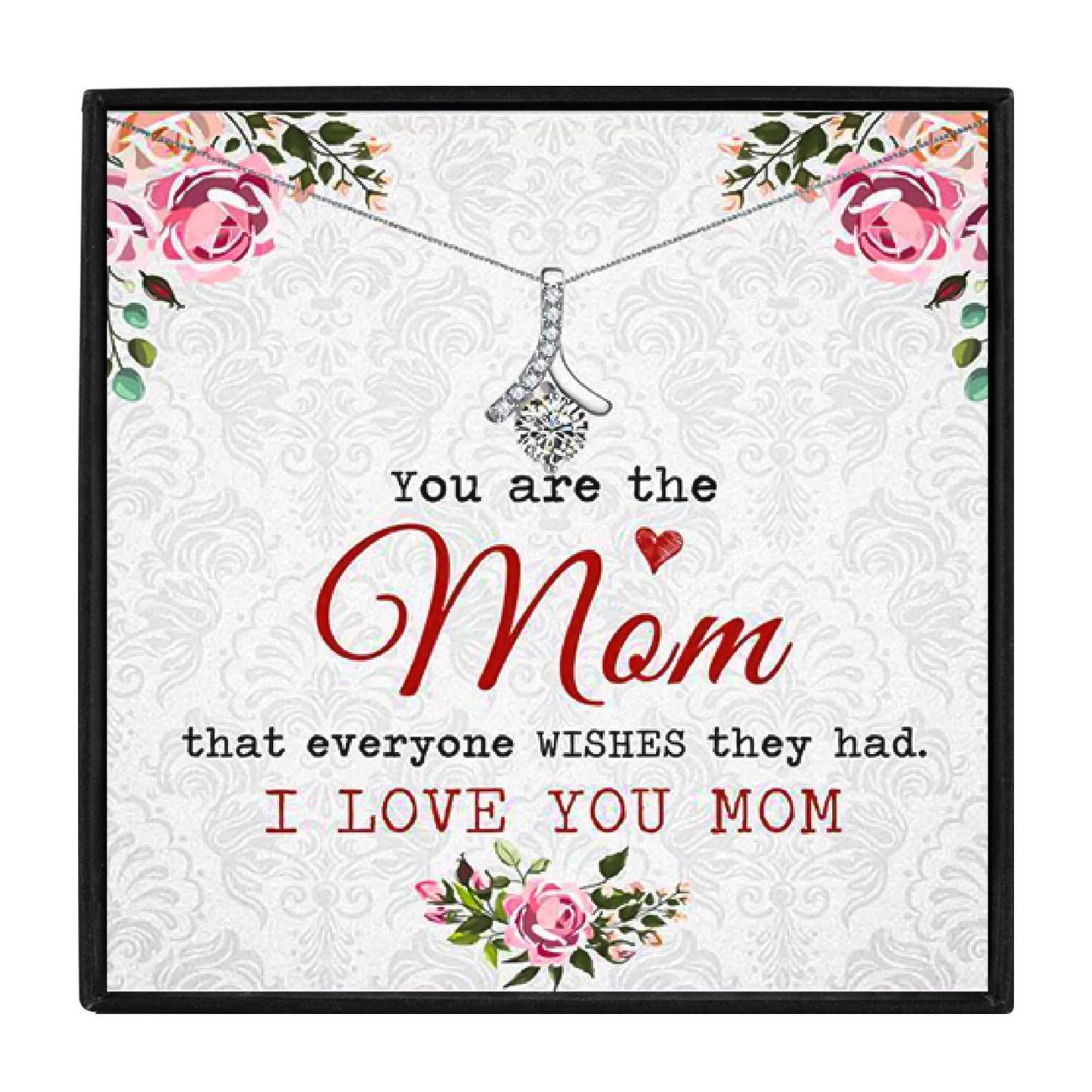 To My Beautiful Mom Gift Necklace Set in 2023 | To My Beautiful Mom Gift Necklace Set - undefined | gift, gift idea, Mother day gift, necklace, Shiny Heart Necklace for Women Mother Day Gift | From Hunny Life | hunnylife.com