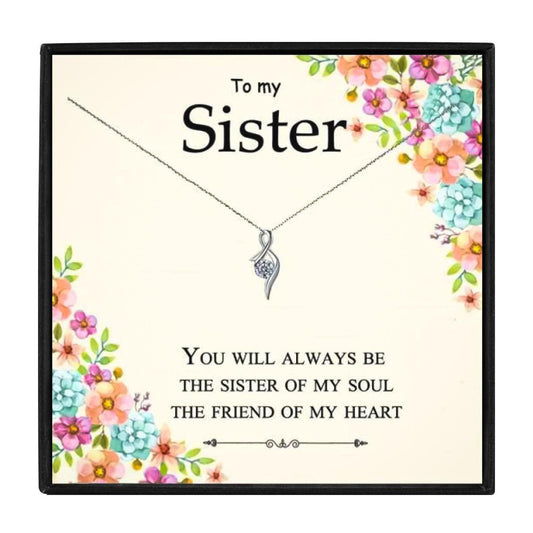 To My Beautiful Sister Gift Necklaces Set in 2023 | To My Beautiful Sister Gift Necklaces Set - undefined | Beautiful Sister Gift Necklaces Set, Soul Sister Necklace, To My Soul Sister, To My Soul Sister Necklace | From Hunny Life | hunnylife.com