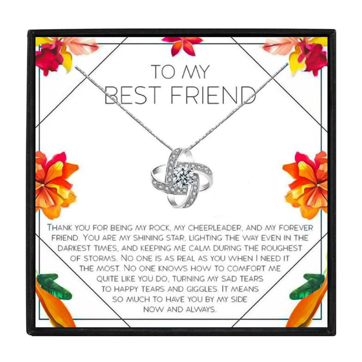 To My Best Friend Friendship Gift Necklace Set for Christmas 2023 | To My Best Friend Friendship Gift Necklace Set - undefined | Bestie Necklace, Heart Pendant Crystal Necklace to my bestie, To My Best Friend Friendship Gift Necklace Set, To My Bestie, To My Bestie Gift Necklace, To My Bestie Women Necklace | From Hunny Life | hunnylife.com