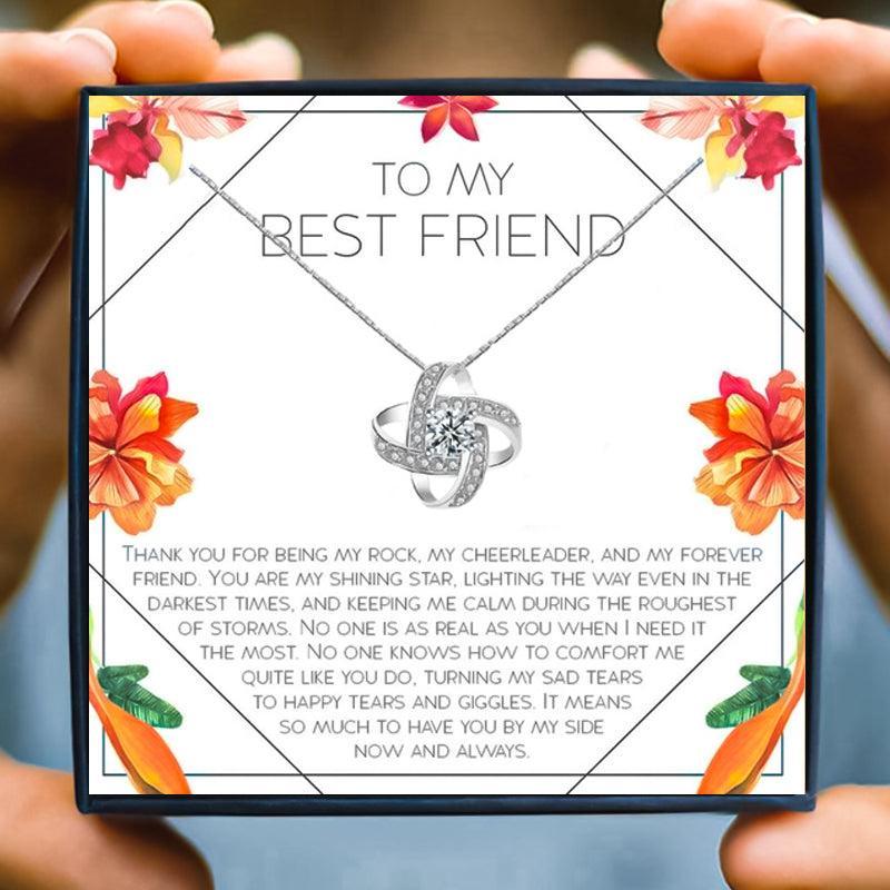 To My Best Friend Friendship Gift Necklace Set in 2023 | To My Best Friend Friendship Gift Necklace Set - undefined | Bestie Necklace, Heart Pendant Crystal Necklace to my bestie, To My Best Friend Friendship Gift Necklace Set, To My Bestie, To My Bestie Gift Necklace, To My Bestie Women Necklace | From Hunny Life | hunnylife.com