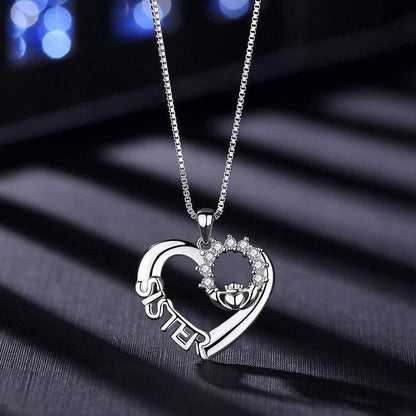 To My Bonus Sister Gift Necklaces in 2023 | To My Bonus Sister Gift Necklaces - undefined | gift ideas, necklace ideas, Sister Necklaces, To My Bonus Sister Necklaces | From Hunny Life | hunnylife.com