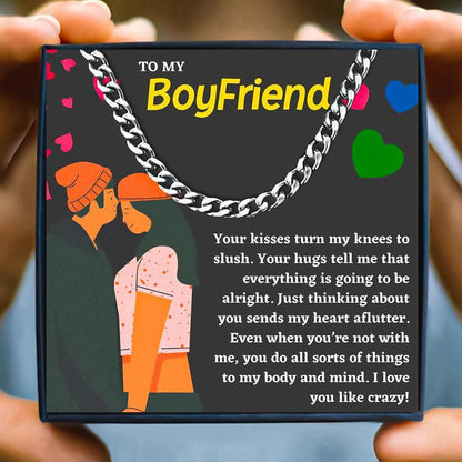 To My Boyfriend Always Remember Necklace Gift in 2023 | To My Boyfriend Always Remember Necklace Gift - undefined | Boyfriend Chain, boyfriend necklace, Chain Necklace for boyfriend, necklace for boyfriend | From Hunny Life | hunnylife.com