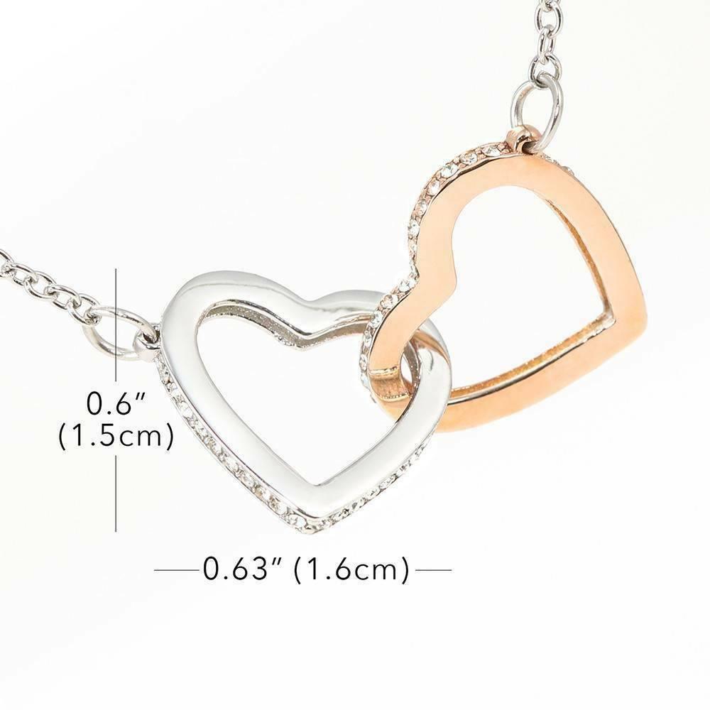 To My Daughter Interlocking Heart Necklace for Christmas 2023 | To My Daughter Interlocking Heart Necklace - undefined | daughter gift, Heart Necklace, mother daughter daughter double heart necklace, Mother Daughter Gift Necklace, To Daughter Interlocking Heart Necklace | From Hunny Life | hunnylife.com