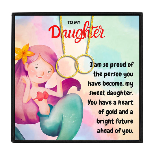 To My Daughter Necklace From Father and Mom in 2023 | To My Daughter Necklace From Father and Mom - undefined | daughter gift ideas, Daughter Necklace, Meaningful Daughter Necklaces, Mother Daughter Necklace, To my daughter necklace from mom | From Hunny Life | hunnylife.com