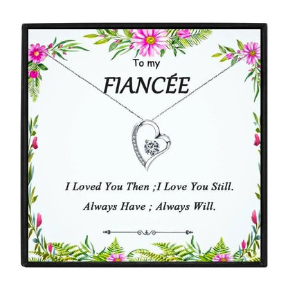 To my FIANCEE Heart Pendant Crystal Necklace for Christmas 2023 | To my FIANCEE Heart Pendant Crystal Necklace - undefined | Future Wife Necklace, gift, My Wife, necklace, Necklaces for Wife | From Hunny Life | hunnylife.com