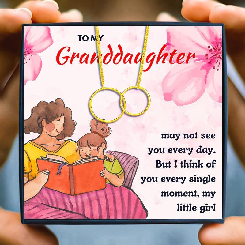 To My Granddaughter Necklace, Granddaughter Gifts From Grandma Grandmo –  DSM Store