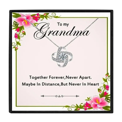 To My Grandma Love Knot Pendant Necklace Gift in 2023 | To My Grandma Love Knot Pendant Necklace Gift - undefined | Grandma gift ideas, Grandma Gifts, Grandma necklaces | From Hunny Life | hunnylife.com