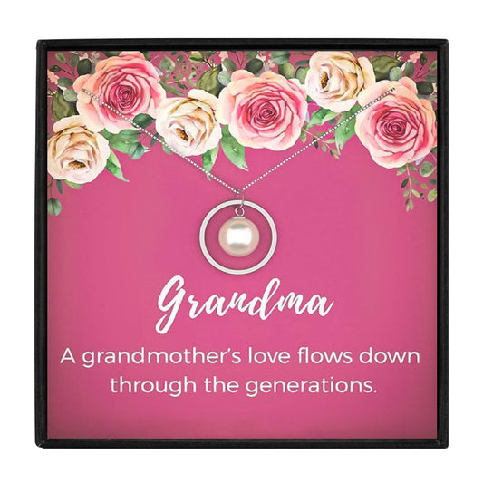 To My Grandma Pearl Necklace in 2023 | To My Grandma Pearl Necklace - undefined | Grandma gift ideas, Grandma Gifts, grandma granddaughter necklace, Grandma necklaces | From Hunny Life | hunnylife.com