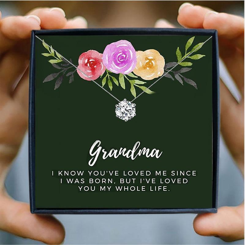 To My Grandmother Gift Necklace Set in 2023 | To My Grandmother Gift Necklace Set - undefined | Grandma gift ideas, grandma granddaughter necklace, To My Grandma Necklaces | From Hunny Life | hunnylife.com