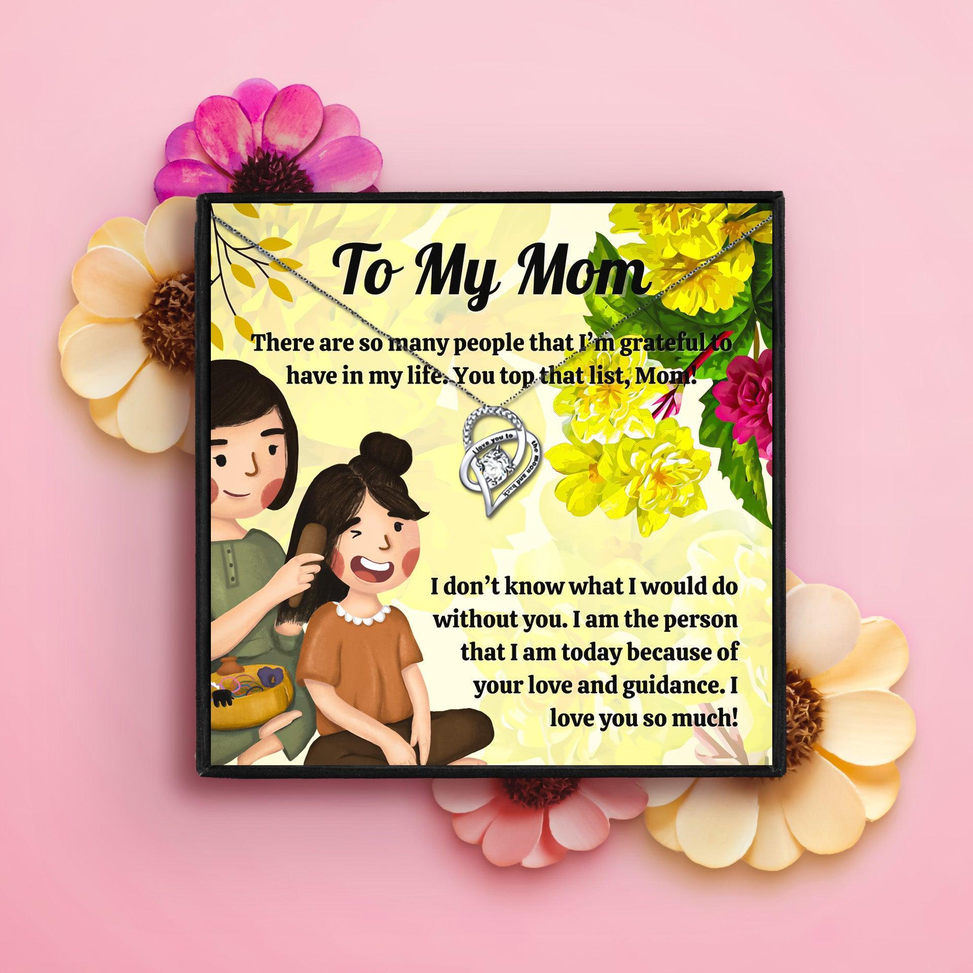 To My Loving Mom Necklace From Daughter in 2023 | To My Loving Mom Necklace From Daughter - undefined | gift, gift for mom, gift ideas, Gift Necklace, Gifts, Gifts for Bonus Mom, mom birthday gift, mom gift, mom gift ideas, Mom Necklace, Mom Necklace Gift, necklace, Necklaces, other necklace | From Hunny Life | hunnylife.com