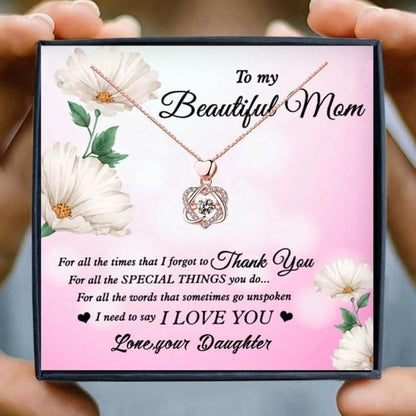 To My Mom Crystal Heart Pendant Necklace Gift Set in 2023 | To My Mom Crystal Heart Pendant Necklace Gift Set - undefined | gift for mom, Heart Pendant Necklace, Heart Pendant Necklace for Mom, mom gift ideas, Mom Necklace | From Hunny Life | hunnylife.com