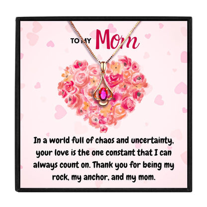 To My Mom Thank You Necklace Gift for Christmas 2023 | To My Mom Thank You Necklace Gift - undefined | Beautiful Mama Necklace, Birthstone necklace for mom, Mother's Day Necklaces, Mother's Love Pendant, to my mom necklaces | From Hunny Life | hunnylife.com