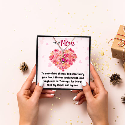 To My Mom Thank You Necklace Gift in 2023 | To My Mom Thank You Necklace Gift - undefined | Beautiful Mama Necklace, Birthstone necklace for mom, Mother's Day Necklaces, Mother's Love Pendant, to my mom necklaces | From Hunny Life | hunnylife.com