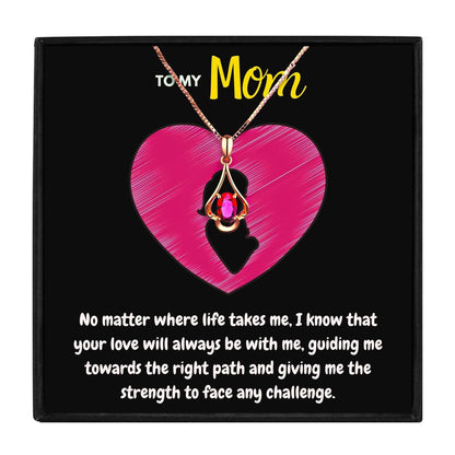 To My Mommy Birthstone Pendant Necklace Gift Set for Christmas 2023 | To My Mommy Birthstone Pendant Necklace Gift Set - undefined | Beautiful Mama Necklace, Birthstone necklace for mom, Mother's Day Necklaces, Mother's Love Pendant, to my mom necklaces | From Hunny Life | hunnylife.com