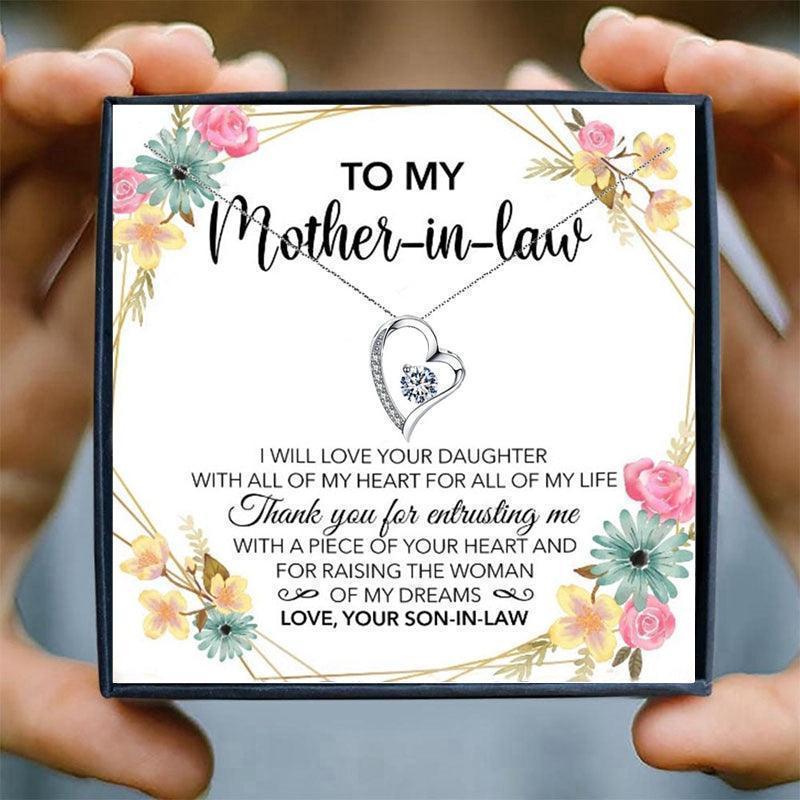To My Mother in Law Necklace From Son in Law for Christmas 2023 | To My Mother in Law Necklace From Son in Law - undefined | Mother in law, mother in law Necklaces, Mother in law Women Necklace, To My Mother in law Necklace | From Hunny Life | hunnylife.com