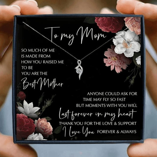 To My Mum Crystal Pendant Necklace Gift in 2023 | To My Mum Crystal Pendant Necklace Gift - undefined | gift for mom, mom birthday gift, mom gift, mom gift ideas, Mom Necklace Gift | From Hunny Life | hunnylife.com