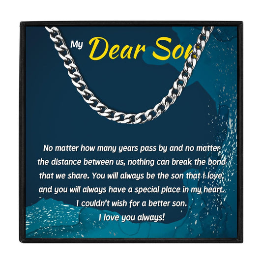 To My Son Jewelry Gift Set From Mom for Christmas 2023 | To My Son Jewelry Gift Set From Mom - undefined | mother and son necklace, mother son necklaces, son necklace from mom, to my son necklace | From Hunny Life | hunnylife.com