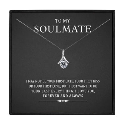 To My Soulmate Forever Love Necklace Gift Set in 2023 | To My Soulmate Forever Love Necklace Gift Set - undefined | wife gift, wife gift ideas | From Hunny Life | hunnylife.com