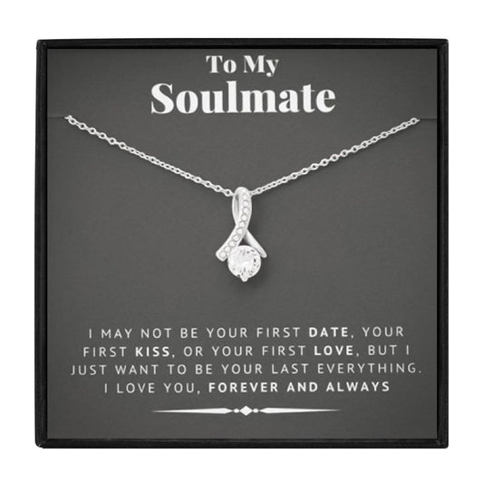 To My Soulmate Necklace Gift Set for Christmas 2023 | To My Soulmate Necklace Gift Set - undefined | To my Soulmate Pendant Necklace, To My Wife Gifts Necklace | From Hunny Life | hunnylife.com