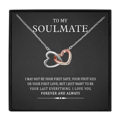 To My Wife Double Heart Pendant Necklace From Husband for Christmas 2023 | To My Wife Double Heart Pendant Necklace From Husband - undefined | wife gift, wife gift ideas | From Hunny Life | hunnylife.com