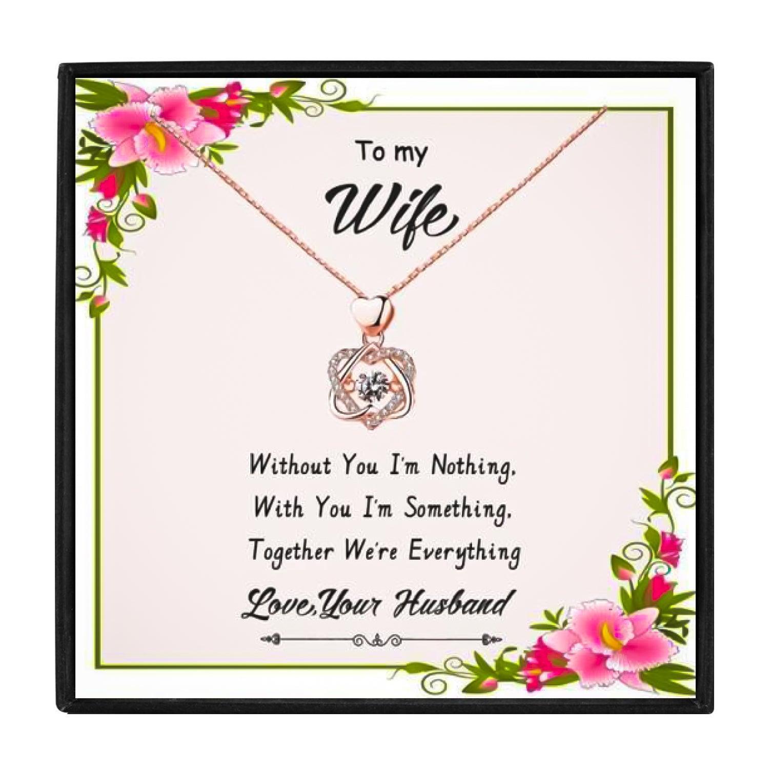 To My Wife Necklace With Personalized Message in 2023 | To My Wife Necklace With Personalized Message - undefined | Fiancée necklace, Future Wife Necklace, I Love My Wife, to my wife necklace, Wife Jewelry Gift Set | From Hunny Life | hunnylife.com
