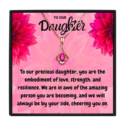 To Our Daughter Necklace Gift Set in 2023 | To Our Daughter Necklace Gift Set - undefined | For My Daughter necklace, Meaningful Daughter Necklaces, Mother Daughter Necklace, To my daughter necklace, To Our Daughter necklace | From Hunny Life | hunnylife.com