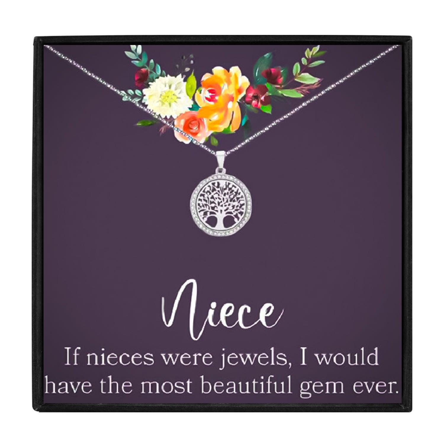 Tree of Life Necklace For My Niece for Christmas 2023 | Tree of Life Necklace For My Niece - undefined | aunt and niece gifts, gift ideas, gift ideas for niece, Necklace For My Niece, niece gift, Niece gifts, niece gifts from auntie, Tree of Life Necklace For My Niece | From Hunny Life | hunnylife.com