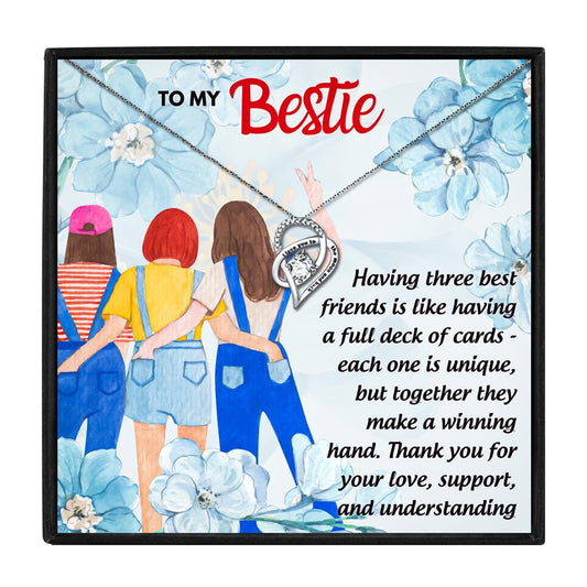 Unique Best Friend Jewelry With Quotes for Christmas 2023 | Unique Best Friend Jewelry With Quotes - undefined | Best Friends gift ideas, Friends Chain Necklace, Friendship necklace, gift for friend, Gift for Girlfriend, To My Bestie Friendship Gift Necklace Set | From Hunny Life | hunnylife.com