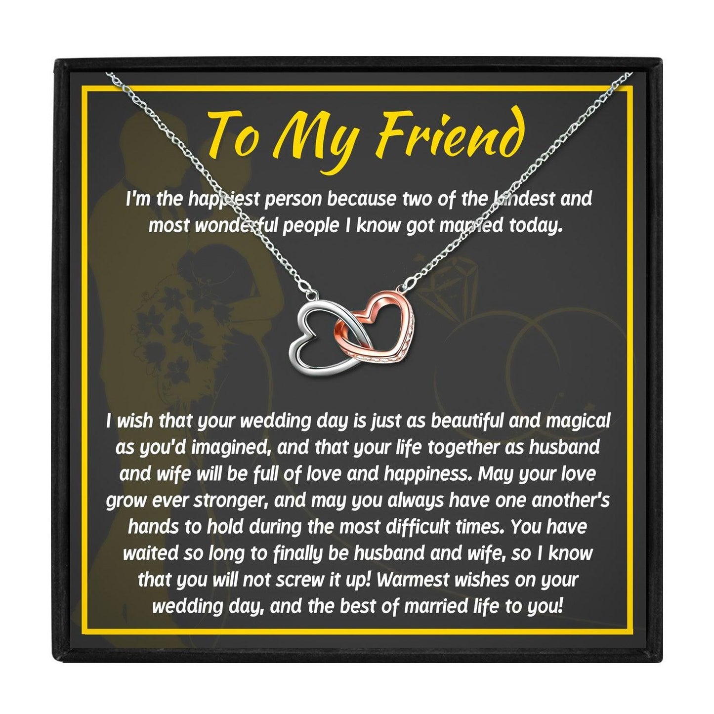 Wedding Gift For Your BFF's Big Day for Christmas 2023 | Wedding Gift For Your BFF's Big Day - undefined | Wedding Gift Ideas for Friendshttps, Wedding Gift Necklace For Your Best Friend, Wedding Gifts for Friend | From Hunny Life | hunnylife.com