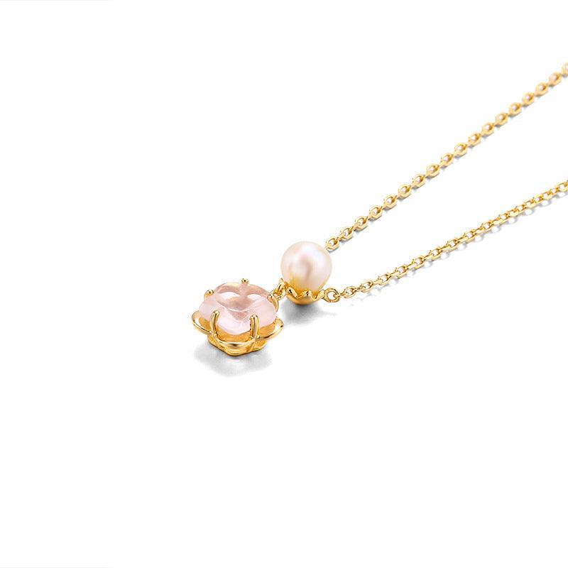 Women's Hibiscus Crystal Clavicle Chain for Christmas 2023 | Women's Hibiscus Crystal Clavicle Chain - undefined | creative cute necklace, cute necklace, Gift Necklace, Sunflower Necklaces | From Hunny Life | hunnylife.com
