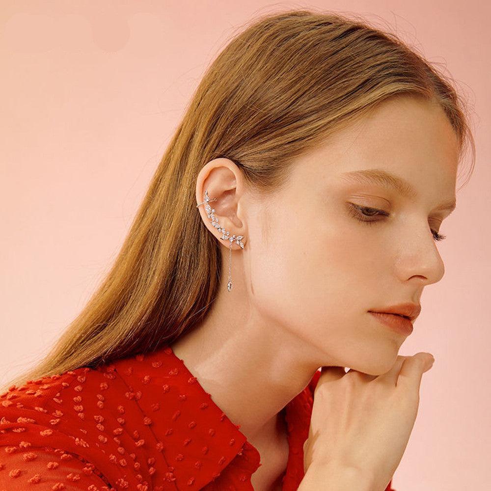 Women's High-end Temperament With Leaves Ear Bone Clip in 2023 | Women's High-end Temperament With Leaves Ear Bone Clip - undefined | Creative Cute Earrings, cute earring, High-end earring, Leaves Ear Bone Clip | From Hunny Life | hunnylife.com