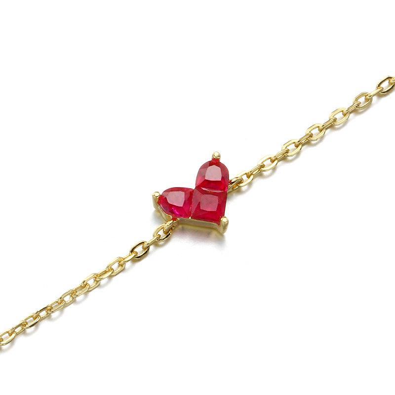 Women's Simple Light Jewelry Stitching Heart Zircon Bracelet for Christmas 2023 | Women's Simple Light Jewelry Stitching Heart Zircon Bracelet - undefined | Bracelets gift ideas, cute charm bracelets | From Hunny Life | hunnylife.com