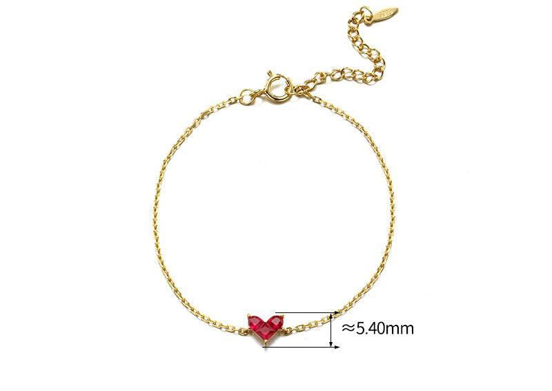 Women's Simple Light Jewelry Stitching Heart Zircon Bracelet in 2023 | Women's Simple Light Jewelry Stitching Heart Zircon Bracelet - undefined | Bracelets gift ideas, cute charm bracelets | From Hunny Life | hunnylife.com
