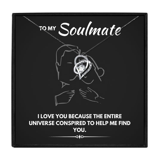 Your Soulmate Gift Necklace Set for Christmas 2023 | Your Soulmate Gift Necklace Set - undefined | Meaningful Soulmate gift, soulmate gift ideas, soulmate necklace, to my soulmate necklace | From Hunny Life | hunnylife.com