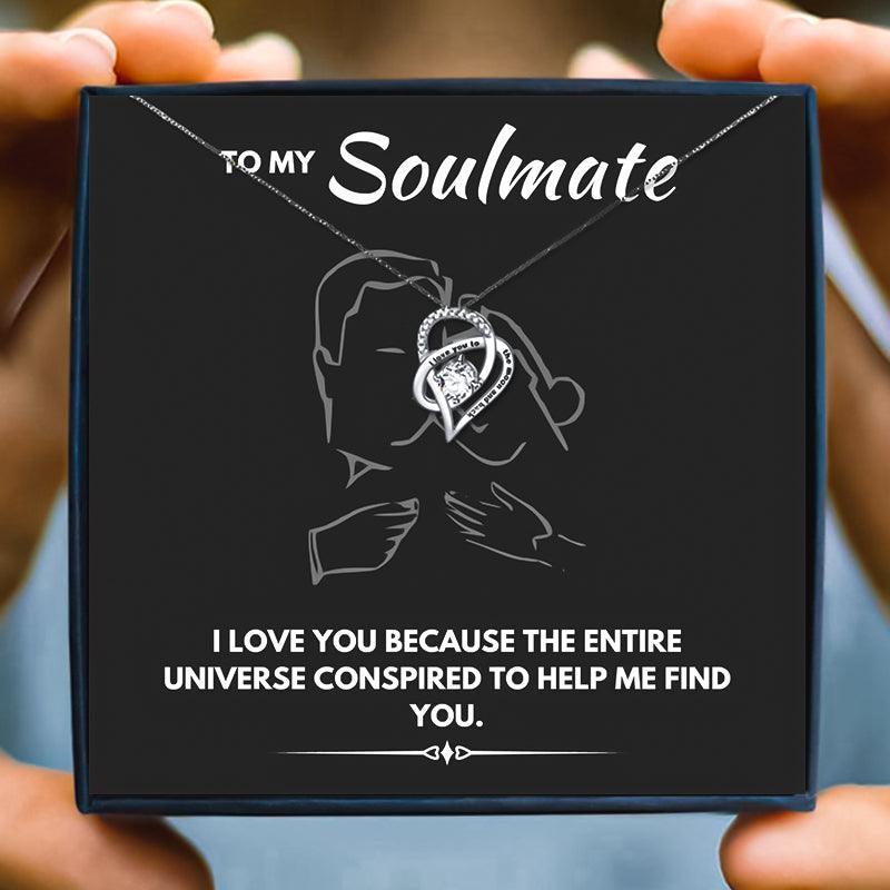 Your Soulmate Gift Necklace Set in 2023 | Your Soulmate Gift Necklace Set - undefined | Meaningful Soulmate gift, soulmate gift ideas, soulmate necklace, to my soulmate necklace | From Hunny Life | hunnylife.com